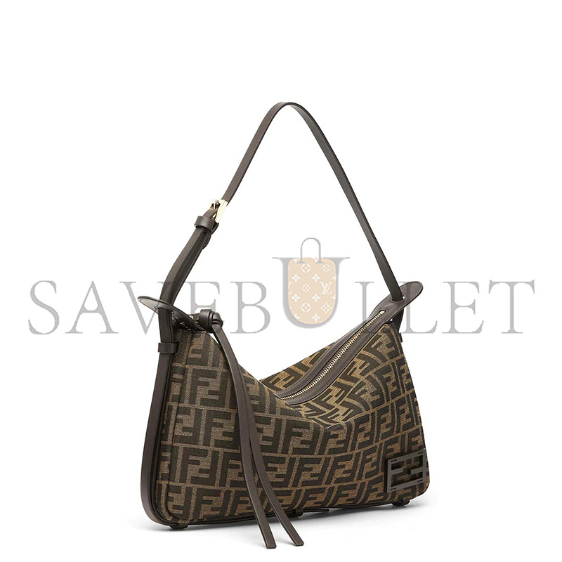 FENDI SIMPLY FENDI MEDIUM LEATHER 8BR829AFPMF1GL7 (33*20*5cm)